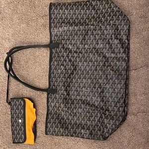 Authentic Goyard St. Louis GM Tote Canvas handbag